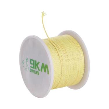 Imagem de Linha De Pesca Trançada De Kevlar Amarela 9KM, Alta Resistência À Traç