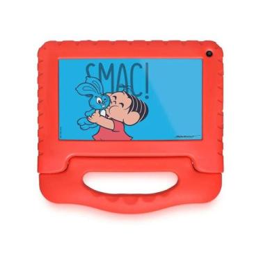 Imagem de Tablet Multi Turma Da Monica 7 4gb Ram 64gb Android 13 Nb415 Cor Verme