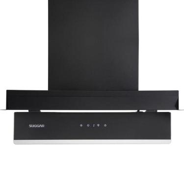 Imagem de Coifa de Embutir Suggar Titanium Touch 60CM Vidro Preto LED 220V