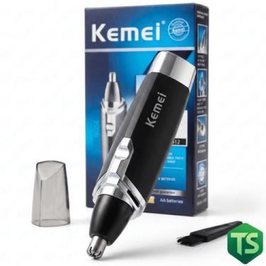 Imagem de Aparador de Pelos Kemei KM-6512 Nariz/Orelha - Compacto, Preciso e Sem