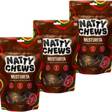 Imagem de Petisco Pet Cão Natural Misturita Traqueia Esôfago Kit3 pç - NATTY CHE