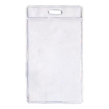 Imagem de Protetor Porta Crachá Bolsa Vertical 58x89x0,20mm 100 Und - Click Supr
