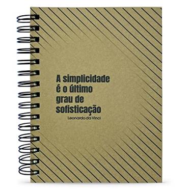 Imagem de Caderno Leonardo Da Vinci "Simplicidade" 125 Fls. Pólen A5 Capa Dura