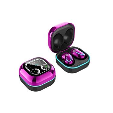 Imagem de Legou fones de ouvido bluetooth Fone de ouvido bluetooth para jogos com redução de ruído esportivo TWS S6-SE Roxa