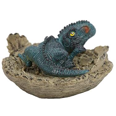 Imagem de Figura de dinossauro, modelo de filhote de dinossauro para crianças Modelo de dinossauro Dinossauros brinquedos para jardim de infância doméstico para meninos meninas(Ninho de filhote de alossauro)