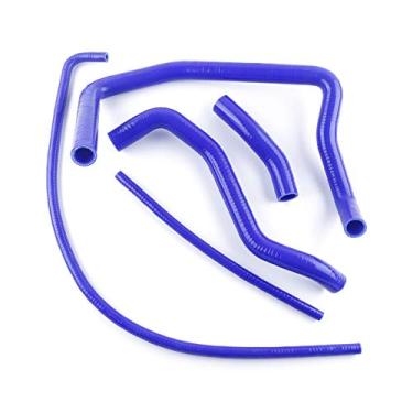 Imagem de LUXERAD Kit de mangueira de arrefecimento de silicone com desempenho de 3 camadas para SUZUKI GSX1300R HAYABUSA 99-07 (azul)