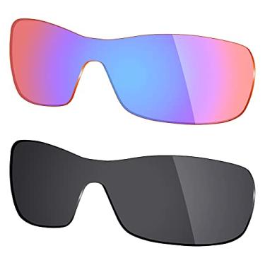 Imagem de 2 pares de lentes polarizadas de substituição da Mryok para óculos de sol Oakley Antix – Opções