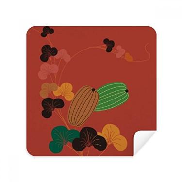 Imagem de Pintura Cultura Japonesa Óculos de Abóbora Pano Limpador de Tela Tecido de Camurça Pacote com 2