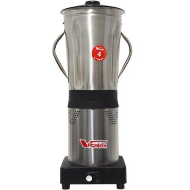 Imagem de Liquidificador Industrial Profissional 4 Litros 840W Baixa Rotação Bivolt Vitalex LQI-04 Copo Inox