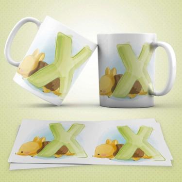 Imagem de Caneca Personalizada Infantil Letra X