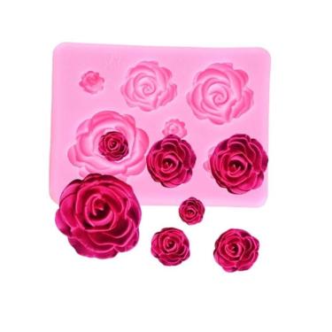 Imagem de Molde De Silicone Rosas