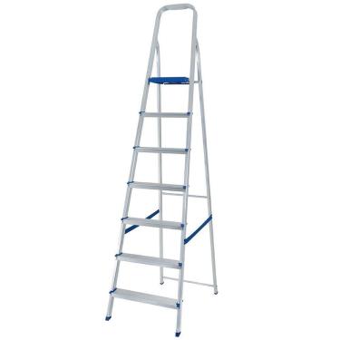 Imagem de Escada de Alumínio Doméstica 7 Degraus Prima E1207 ALUSTEP