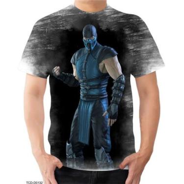 Imagem de Camiseta Camisa Sub Zero Mortal Kombat Game Mythologies - Estilo Krake