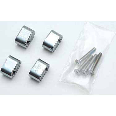 Imagem de Kuryakyn 8732 Componente de Controle de Pés de Motocicleta: Kit de Parafusos e Pinos de Trava de Reposição para Pinos SwingWing, Cromado