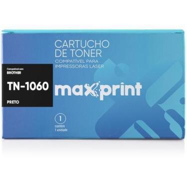 Imagem de Cartucho De Toner Compatível Brother Tn1060 Preto Maxprint