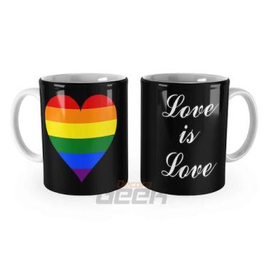 Imagem de Caneca Love Is Love Lgbt Diversidade - Decora Geek