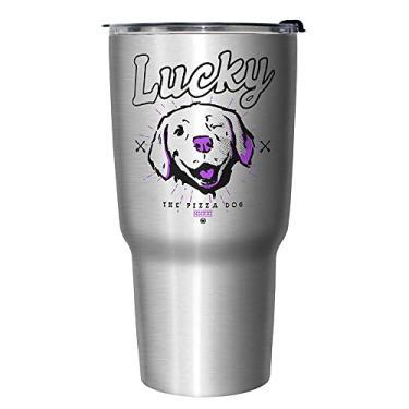 Imagem de Marvel Caneca de viagem isolada de aço inoxidável Hawkeye Lucky Craft 765 ml, multicolorida