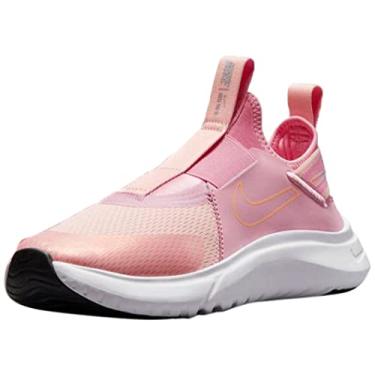Imagem de Nike Flex Plus Tênis de corrida casual para crianças grandes, rosa, 4.5 Big Kid