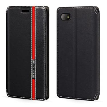 Imagem de Capa para BlackBerry Q10, capa flip de couro com fecho magnético multicolorido fashion com porta-cartões para BlackBerry Q10 (3,1 polegadas)
