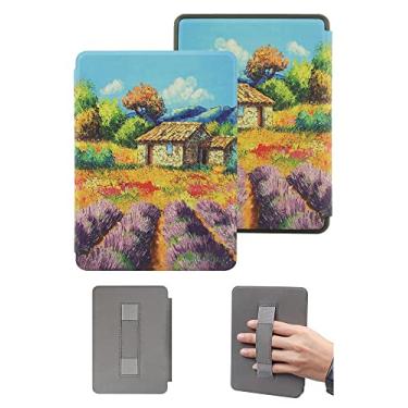 Imagem de Capa protetora de 15 cm para Kindle 11ª geração lançada em 2022 - Capa durável com alça automática despertar/hibernar e de mão (não serve para Kindle Paperwhite 11ª)