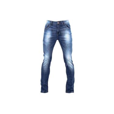 Imagem de Calça Jeans Rock & Soda Rasgos Azul - Masculino