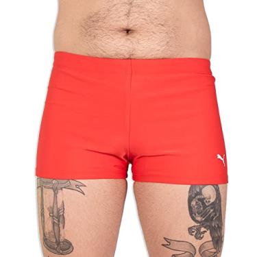 Imagem de PUMA Sunga Boxer, Masculino, Vermelho, GG, Swimming 26010001