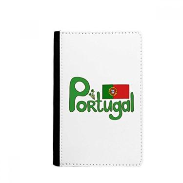 Imagem de Porta-passaporte padrão verde bandeira nacional de Portugal Notecase Burse carteira capa porta-cartão, Multicolor