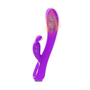 Imagem de Vibrador Sexual Feminino Ponto G Poderoso Estimulador Clitóris Eróticos Brinquedos Sexuais para Adultos 10 Frequências Zatla (Roxo)