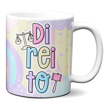 Imagem de Caneca Direito Profissão Advocacia Presente Fofo Advogado (Branca)