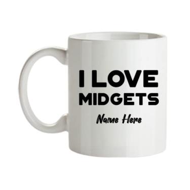 Imagem de Caneca de anões personalizada, caneca I love anões, presente personalizado de anões, de aniversário de anões, caneca de anões personalizada