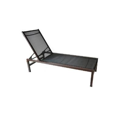 Imagem de Sarah Móveis - Espreguiçadeira Alumínio E Tela Sling Moderno Para Jardim Piscina Banho de Sol Resistente a raios U.V.