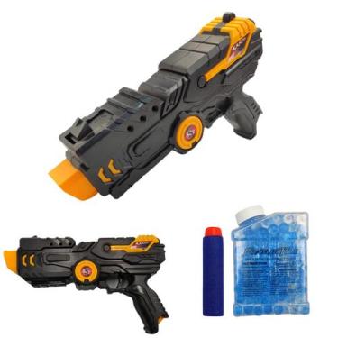 Arma De Brinquedo Nerf Metralhada Automática Lançadora Com 20 Dardos