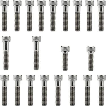 Imagem de Kit parafusos inox tampa motor lateral esquerda+direita YS150 Fazer 2014 em diante