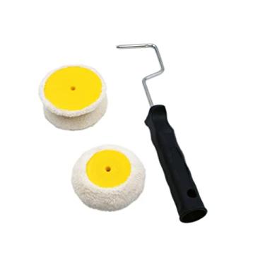 Imagem de Rolo de tinta de lã DIY Corner Paint Ferramenta de mão para pintura decorativa de parede doméstica