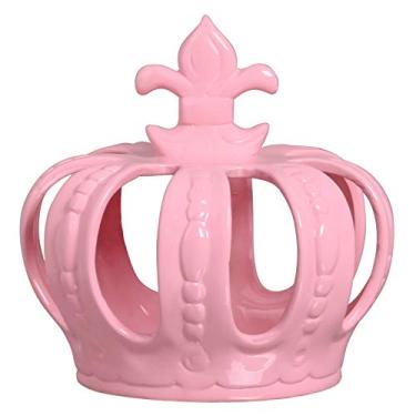 Imagem de Coroa Para Enfeite Grande Ceramicas Pegorin Rosa Bebe No Voltagev