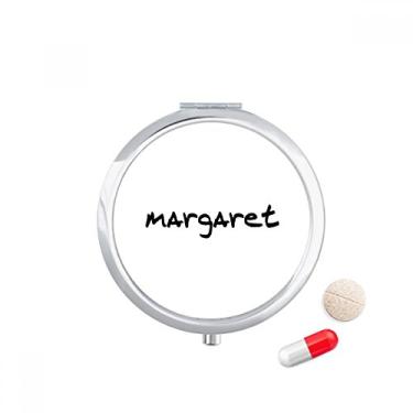 Imagem de Porta-comprimidos de Margaret com caligrafia especial e nome inglês para guardar remédios