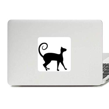 Imagem de Pet Lover Adesivo de vinil com desenho de animal de gato preto para decoração de PC
