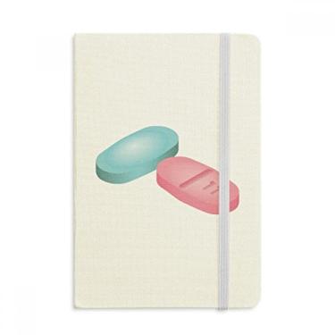 Imagem de Health Care Products Caderno com estampa de comprimidos, capa dura de tecido oficial diário clássico