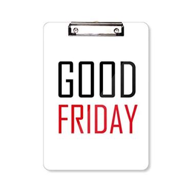 Imagem de Prancheta Celebrate Good Friday Canada Blessing Pasta, bloco de notas A4