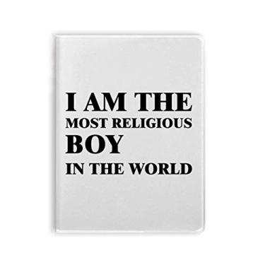 Imagem de Diário de capa macia I Am The Religious Boy Art Deco, presente moderno