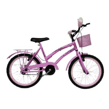 Imagem de bicicleta aro 20 infantil ceci menina com cesta rosa-Feminino