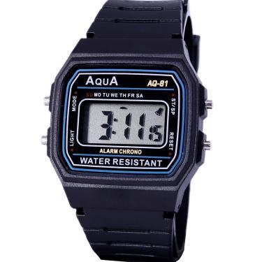 Imagem de Relógio Feminino e Masculino Modelo Aqua Clássico Vintage À Prova D'agua-Unissex