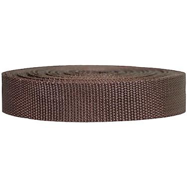 Imagem de Strapworks Correia de polipropileno pesado – Correia de poliéster resistente para reparo de equipamentos de bricolagem ao ar livre, 3,8 cm x 23 m, marrom