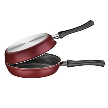 Imagem de Omeleteira De Alumínio Com Revestimento Interno De Antiaderente Ø20cm Tramontina Vermelha 20cm