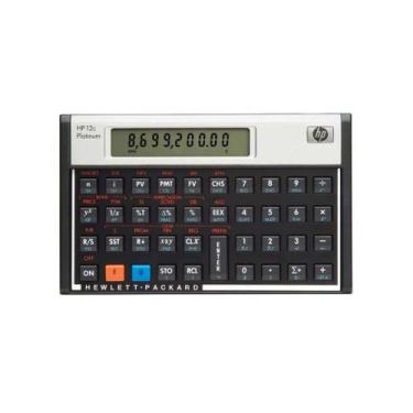 Imagem de Calculadora Financeira Hp 12C Platinum.