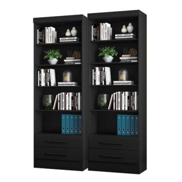 Imagem de Kit 02 Livreiros Lakewood Preto Fosco