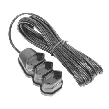 Imagem de Extensão Elétrica 3 Tomadas Pl 2x0,75 10m Preta