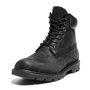 Imagem de Timberland Bota masculina premium impermeável de 15 cm, Nobuck preto, 38
