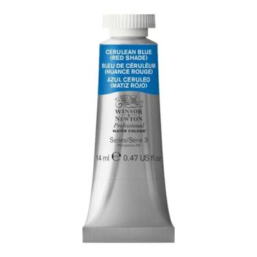 Imagem de Winsor & Newton Aquarela profissional, tubo de 14 ml (5 onças), azul cerulean (sombra vermelha)
