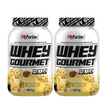 Imagem de Kit 2X Whey Protein Gourmet 907g Pote - FN Forbis Nutrition (Único, Mousse de Maracujá)